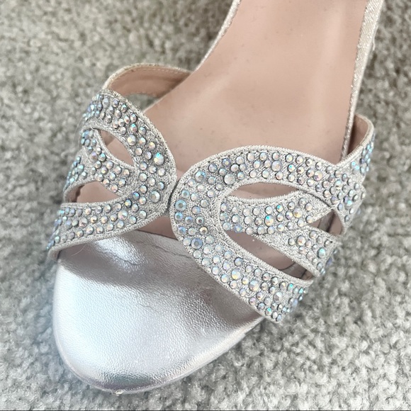 Sparkly Rhinestone Heels Sandals - Picture 5 of 5